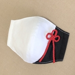 《新作》立体　布　マスク　貴重結び　白　黒幼児　保育園　幼稚園　子供　女の子　小学生　レディース　メンズ　大きめ　鬼マスク
