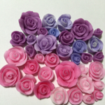 ピンク・紫薔薇♡シ♡