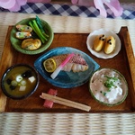 夕飯は鯛の塩焼き（ミニチュアフード、ミニチュア）