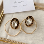 キラキラビジュー2wayピアス