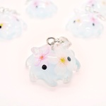 大きめ🐙めんだこズ♪季節限定🌸【晴天桜】チャームストラップ