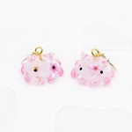 🐙めんだこズ♪季節限定🌸【桜】ピアス(イヤリング、樹脂)