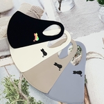 即発送・猫ちゃんマスク② 抗ウイルス加工　3D立体マスク　UVカット　吸水速乾　日本製