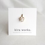 ブラウンパールのプチビジュー マスククリップ