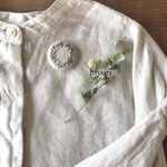 刺繍ブローチ