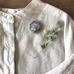 刺繍ブローチ