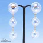 しゃぼんだま。みっつ(505) ピアス/ノンホールピアス/樹脂ピアス