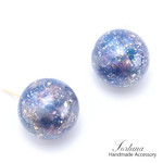 宇宙玉(497) ピアス/ノンホールピアス/樹脂ピアス
