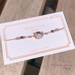 [SALE] ボタニカルブレスレット　誕生石一連 