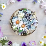 Bijoux frame＜Margaret＞＊フレームアレンジ＊ボタニカル＊クラシカル＊プリザーブドフラワー＊お花＊ギフト＊結婚祝い＊記念日＊新築祝い＊母の日＊1点もの