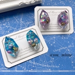 宇宙鉱石/ピアス/ノンホールピアス