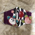 【再販】P94  大人用立体マスク　和風　和柄   花柄　矢絣　大柄　×   花柄　ハンドメイド布マスク