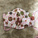 【再販】N90 大人用立体マスク　和風　和柄   花柄　手毬　扇　梅　×   パンダ　ハンドメイド布マスク