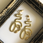 訳あり♡古代エジプト 巻き付くコブラのピアス