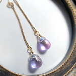 送料無料！✴︎綺麗色✴︎星屑ドロップ✴︎シンプルロング✴︎ピアス⁑イヤリング✴︎