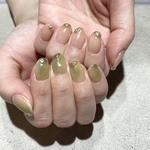 gold pukupuku mirror *ﾆｭｱﾝｽﾈｲﾙ,ﾐﾗｰﾈｲﾙ,ｸﾞﾘｰﾝ,ﾍﾞｰｼﾞｭ,春ﾈｲﾙ,ｼｱｰﾈｲﾙ