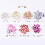 N1872-1  6個  高品質天然石ビーズ アゲート 不規則型A   3×（2ヶ）