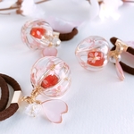 さくら鬼灯(ほおずき)のヘアゴム ＊桜ver.