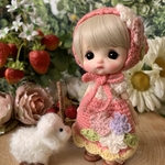 stodoll用（5インチぐらい）＊お花畑セット＊ピンク