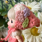 stodoll用（5インチぐらい）＊バブーシュカ＊ピンク