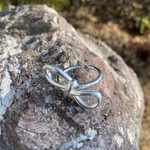silver925 ribbon knot ring 〜リボン結びリング