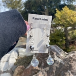 uneune glass water silver pierce/earring