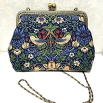 ウィリアムモリス　いちご泥棒　がま口ショルダーバッグ