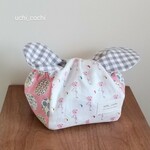 北欧柄 お弁当袋♪きゅっとぷち袋♪きんちゃく袋♪ フラミンゴWh