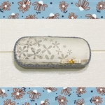 【再販】雪の華柄メガネケース