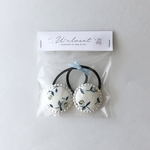 sale♡2個set♡リバティ♡キラキラビーズヘアゴム♡