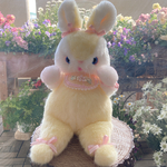 おすわりうさぎ(イエロー）