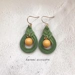 みょうが編み♡ピアス＆イヤリング