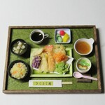 『天ぷら御膳～筍ごはん～』（ミニチュアフード）