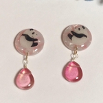 パンダの可愛い🐼ピアス／イヤリング
