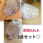 数量限定❣️特別感謝3点セットマスクカバー　通気性抜群！人気商品を集めました^ ^