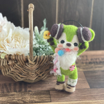 ヘッドホンくまさんグリーンカラー