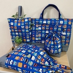 【オーダ－予約品】n様専用＊電車柄入園準備グッズ一式