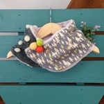 ネックウォーマー ＊トナカイさんを探せ！ グレー/ゆきんこ グレー mix＊