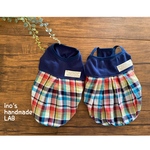 SMサイズまでオーダー可　〈完成品〉SS＋サイズ　犬服　ふんわり涼しい♪マドラスチェックのタンクトップ