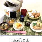 hand made  ミニチュア　ドールハウス　日本の朝ごはん⓶