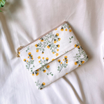 カモミール柄 ポケットティッシュポーチ