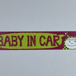 【再販】ステッカー BABY IN CAR 女の子