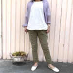 コットのもんぺパンツ＊楽ちんパンツ＊家庭菜園＊アウトドア＊ストレスフリー