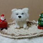 ウエスティのあみぐるみキーホルダー