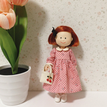 【送料込】マドレーヌちゃん♡ワンピースとミニトートバッグのセット