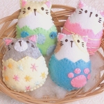 イースターエッグ【にゃんこ4個】🐣