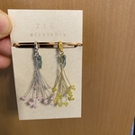 春を感じるミモザと桜セット　小枝アクセサリーマスクチャーム