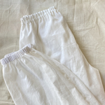 リネンのサルエルパンツ *オーカー*
