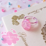 candy ring -pink-