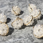 【4個】ガラス風チャーム　263